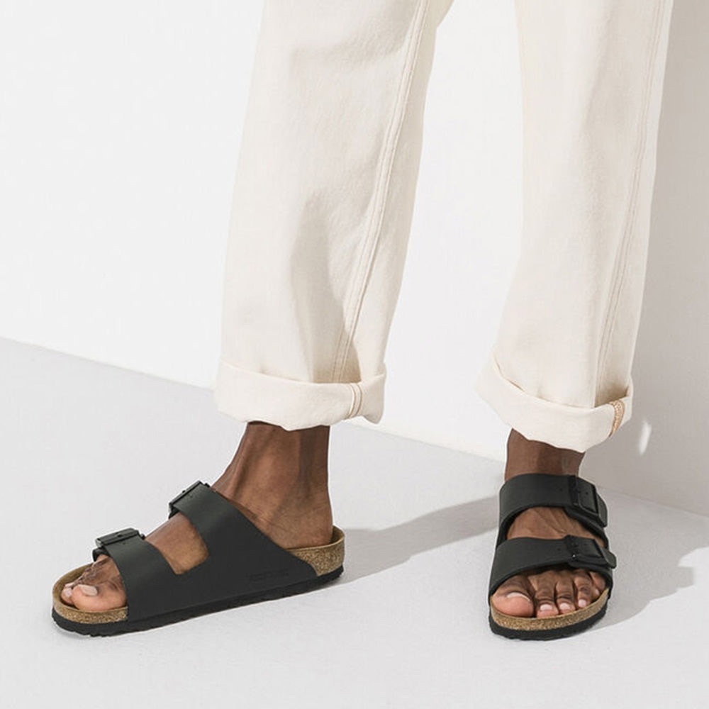 Birkenstock Black Two-Strap Arizona Sandals 43